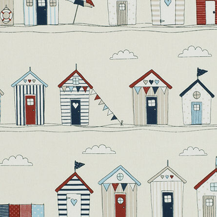 Beach Huts Blue