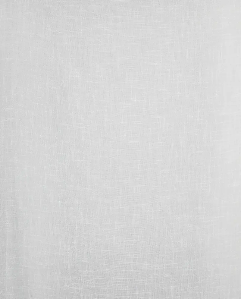 Hopsack Sheer 300cm (lead weighted) White